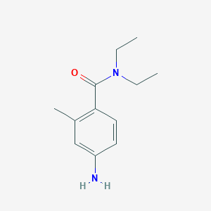 molecular formula C12H18N2O B1400927 4-Amino-N,N-diethyl-2-methyl-benzamide CAS No. 1188506-56-0