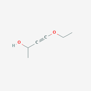 molecular formula C6H10O2 B14009289 3-Butyn-2-ol, 4-ethoxy- CAS No. 36677-86-8