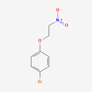 molecular formula C8H8BrNO3 B14009299 1-Bromo-4-(2-nitroethoxy)benzene 