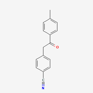 4-[2-(4-Methylphenyl)-2-oxoethyl]benzonitrile