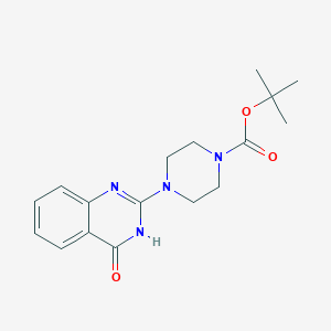 Tert-butyl 4-(4-oxo-3,4-dihydroquinazolin-2-yl)piperazine-1-carboxylate