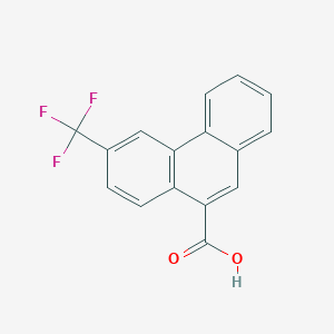 6-(Trifluoromethyl)phenanthrene-9-carboxylic acid