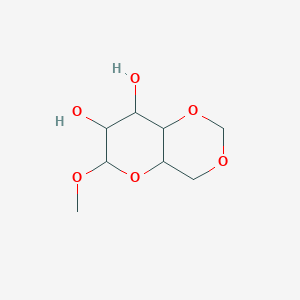 4-Methoxy-5,8,10-trioxabicyclo[4.4.0]decane-2,3-diol