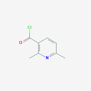 molecular formula C8H8ClNO B1400946 2,6-Dimethylnicotinoyl chloride CAS No. 1215964-43-4
