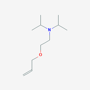 molecular formula C11H23NO B14009480 n-(Propan-2-yl)-n-[2-(prop-2-en-1-yloxy)ethyl]propan-2-amine CAS No. 32833-37-7