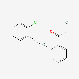 1-[2-[2-(2-Chlorophenyl)ethynyl]phenyl]-2,3-butadien-1-one