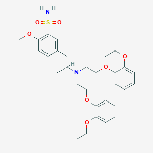 molecular formula C30H40N2O7S B14009494 Tamsulosin ep impurity a hydrochloride 