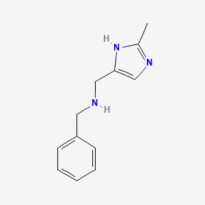 molecular formula C12H15N3 B1400953 Benzyl [(2-Methyl-1H-imidazol-4-yl)methyl]amine CAS No. 1310255-26-5