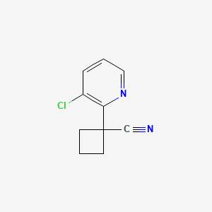 1-(3-Chloropyridin-2-yl)cyclobutane-1-carbonitrile