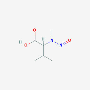 3-Methyl-2-[methyl(nitroso)amino]butanoic acid