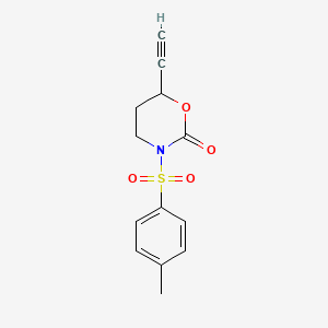 6-Ethynyltetrahydro-3-[(4-methylphenyl)sulfonyl]-2H-1,3-oxazin-2-one