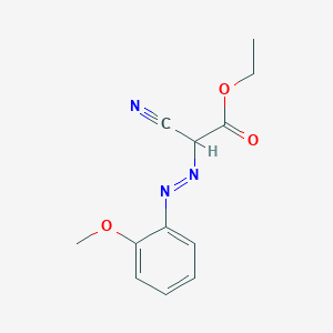 Ethyl 2-cyano-2-(2-methoxyphenyl)diazenyl-acetate