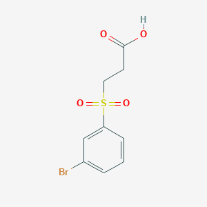 3-(3-Bromobenzenesulfonyl)propanoic acid