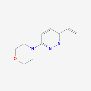 molecular formula C10H13N3O B14009672 4-(6-Vinylpyridazin-3-yl)morpholine 