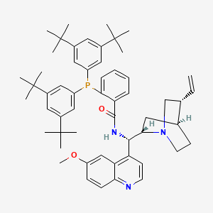 2-(Bis(3,5-di-tert-butylphenyl)phosphino)-N-((S)-(6-methoxyquinolin-4-yl)((1S,2S,4S,5R)-5-vinylquinuclidin-2-yl)methyl)benzamide