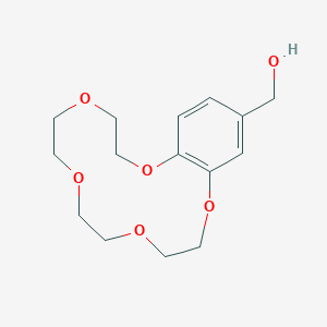 2,5,8,11,14-Pentaoxabicyclo[13.4.0]nonadeca-1(15),16,18-trien-17-ylmethanol