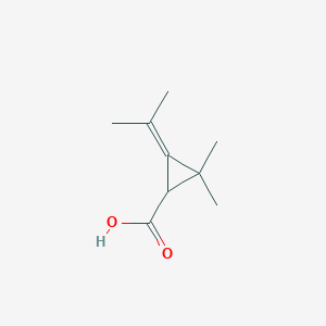 2,2-Dimethyl-3-(propan-2-ylidene)cyclopropane-1-carboxylic acid