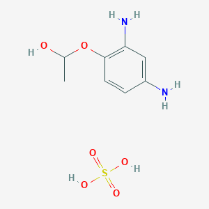 1-(2,4-Diaminophenoxy)ethanol; sulfuric acid