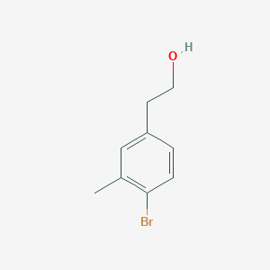 molecular formula C9H11BrO B1400986 2-(4-Bromo-3-methylphenyl)ethan-1-ol CAS No. 1195716-51-8