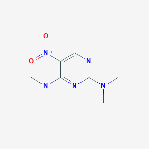 2-N,2-N,4-N,4-N-tetramethyl-5-nitropyrimidine-2,4-diamine