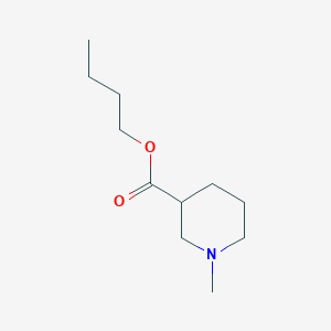 molecular formula C11H21NO2 B14009897 Butyl 1-methylpiperidine-3-carboxylate CAS No. 10558-62-0