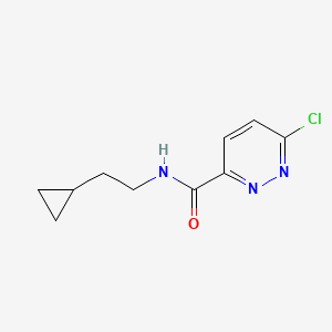 molecular formula C10H12ClN3O B1400990 6-chloro-N-(2-cyclopropylethyl)pyridazine-3-carboxamide CAS No. 840488-85-9