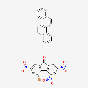 4-Bromo-2,5,7-trinitrofluoren-9-one;chrysene