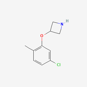 molecular formula C10H12ClNO B1400993 3-(5-Chloro-2-methylphenoxy)azetidine CAS No. 1490041-42-3