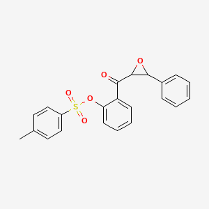 2-[(3-Phenyloxiran-2-yl)carbonyl]phenyl 4-methylbenzenesulfonate