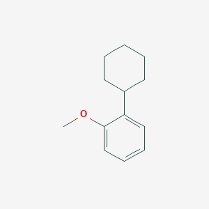 molecular formula C13H18O B14009966 2-Cyclohexylanisole CAS No. 2206-48-6