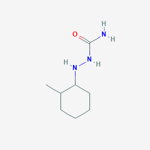 molecular formula C8H17N3O B14009999 2-(2-Methylcyclohexyl)hydrazinecarboxamide CAS No. 6635-49-0