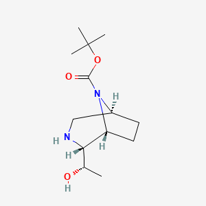 tert-butyl (1R,2R,5S)-2-[(1S)-1-hydroxyethyl]-3,8-diazabicyclo[3.2.1]octane-8-carboxylate