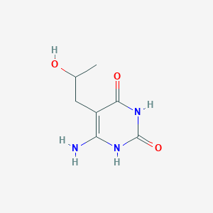 6-amino-5-(2-hydroxypropyl)-1H-pyrimidine-2,4-dione