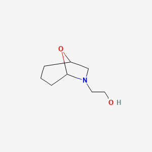 8-Oxa-6-azabicyclo(3.2.1)octane, 6-(2-hydroxyethyl)-