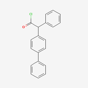 2-Phenyl-2-(4-phenylphenyl)acetyl chloride