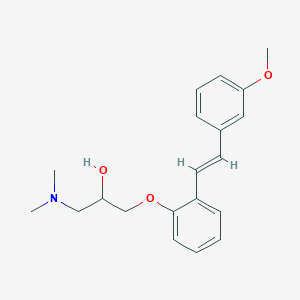 (E)-1-(2-(3-methoxystyryl)phenoxy)-3-(dimethylamino)propan-2-ol