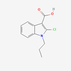 2-Chloro-1-propyl-1H-indole-3-carboxylic acid