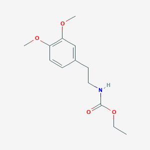 molecular formula C13H19NO4 B14010092 ethyl N-[2-(3,4-dimethoxyphenyl)ethyl]carbamate CAS No. 17889-63-3