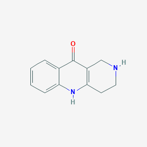 molecular formula C12H12N2O B1401012 1,3,4,5-tetrahydrobenzo[b][1,6]naphthyridin-10(2H)-one CAS No. 108651-01-0