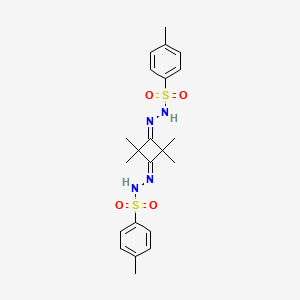 4-methyl-N-[[2,2,4,4-tetramethyl-3-[(4-methylphenyl)sulfonylhydrazinylidene]cyclobutylidene]amino]benzenesulfonamide