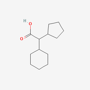 Cyclohexyl(cyclopentyl)acetic acid