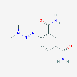 4-[(1E)-3,3-Dimethyltriaz-1-en-1-yl]benzene-1,3-dicarboxamide