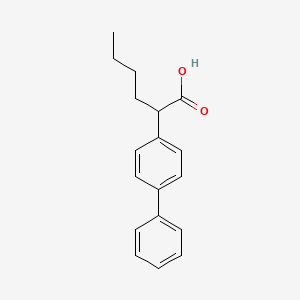 2-(Biphenyl-4-yl)hexanoic acid