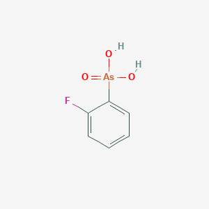 molecular formula C6H6AsFO3 B14010189 (2-Fluorophenyl)arsonic acid CAS No. 5430-11-5