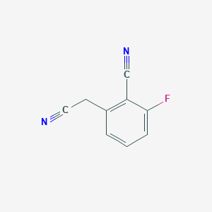 2-(Cyanomethyl)-6-fluorobenzonitrile