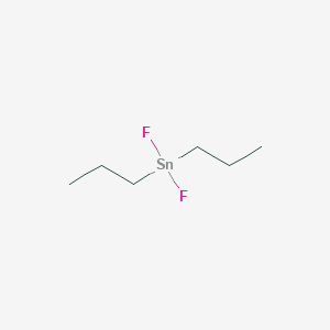 molecular formula C6H14F2Sn B14010235 Stannane, difluorodipropyl- CAS No. 7304-31-6