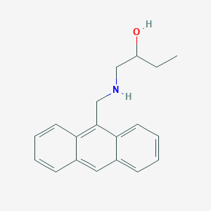 1-(Anthracen-9-ylmethylamino)butan-2-ol