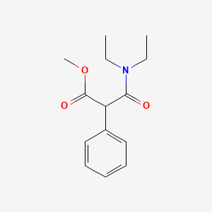 Methyl 2-(diethylcarbamoyl)-2-phenyl-acetate