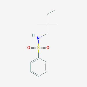 molecular formula C12H19NO2S B14010325 n-(2,2-Dimethylbutyl)benzenesulfonamide CAS No. 6624-89-1