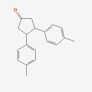 3,4-Bis(4-methylphenyl)cyclopentanone